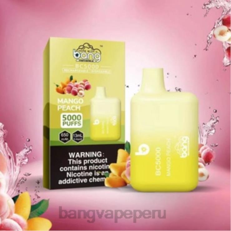 Bang Vape Box BC5000 Bolígrafo tipo c recargable con 5% nic 5000 inhalaciones - vape desechable Bang - desechable F8NHH9