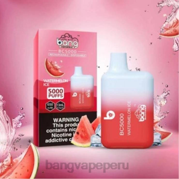 Bang Vape Box BC5000 Bolígrafo tipo c recargable con 5% nic 5000 inhalaciones - vape desechable Bang - desechable F8NHH9
