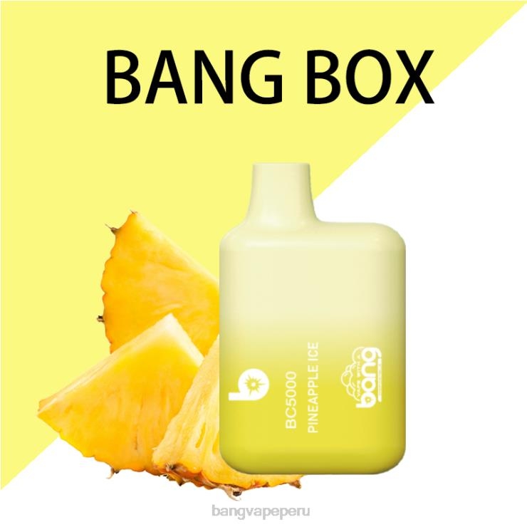 Bang Vape Box BC5000 Bolígrafo tipo c recargable con 5% nic 5000 inhalaciones - vape desechable Bang - desechable F8NHH9