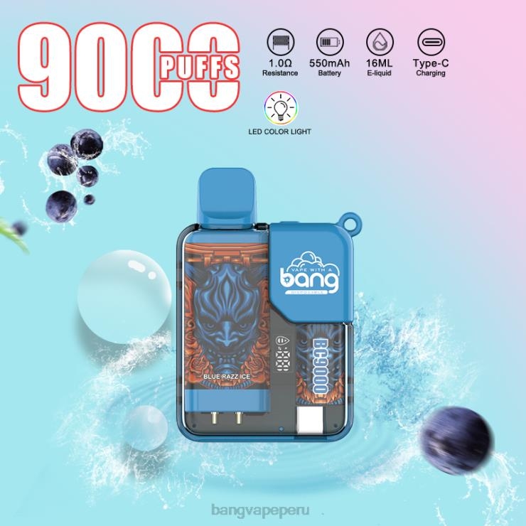 Bang Vape Box BC9000 precargado 16ml - vape Bang precio - desechable F8NHH6