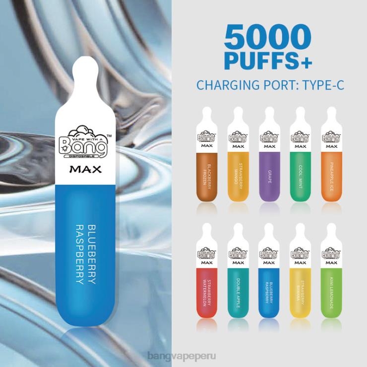 Bang Vape Max barra de 5000 bocanadas - Bang Vape Perú - desechable F8NHH10