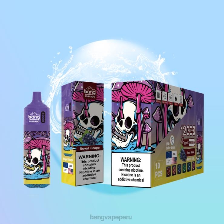 Bang Vape Tornado 12000 inhalaciones con bobina LED y malla. - Vape Gang disposables - desechable F8NHH4