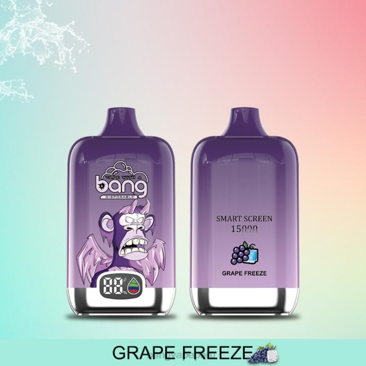 Bang Vape Digital Smart Screen 15000 inhalaciones 25ml - Vape Gang box - desechable F8NHH11