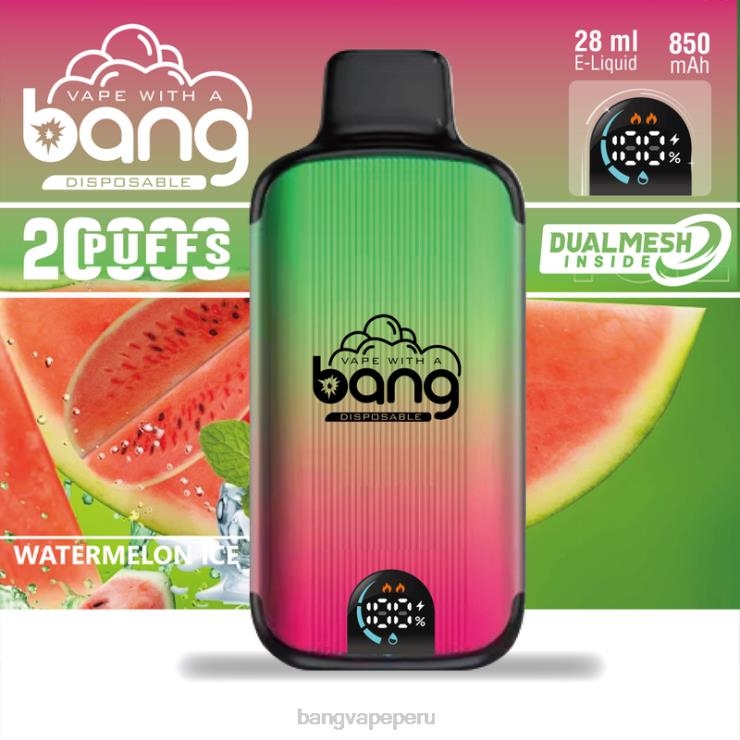 Bang Vape Digital Smart Screen 20000 bocanadas - Vape Gang shop - desechable F8NHH3