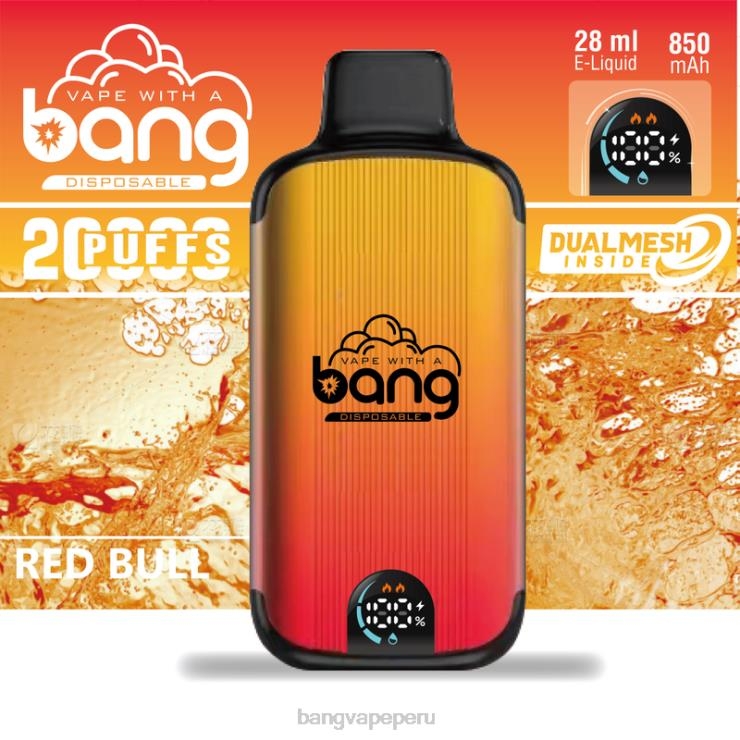 Bang Vape Digital Smart Screen 20000 bocanadas - Vape Gang shop - desechable F8NHH3