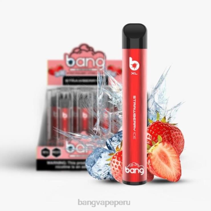 Bang Vape XL desechable - Vape Gang disposables - hielo de fresa F8NHH34