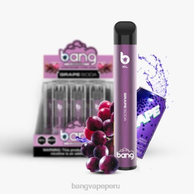 Bang Vape XL desechable - vape desechable Bang - refresco de uva F8NHH29