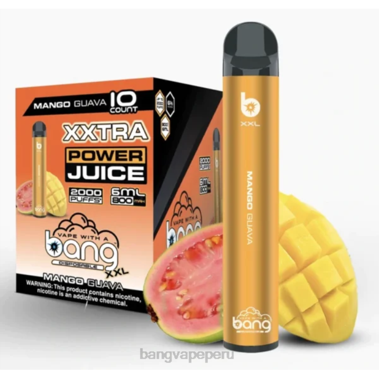 Bang Vape XXL 2000 bocanadas - Bang Vape Perú - mango guayaba F8NHH20