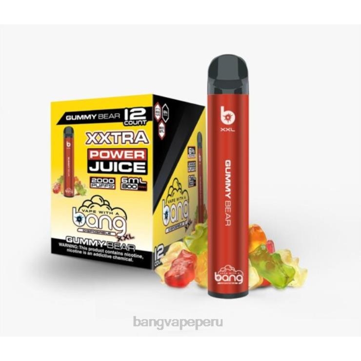 Bang Vape XXL 2000 bocanadas - Bang Vape precio - osito de goma F8NHH17