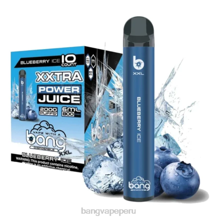 Bang Vape XXL 2000 bocanadas - Vape Gang disposables - hielo de arándanos F8NHH14