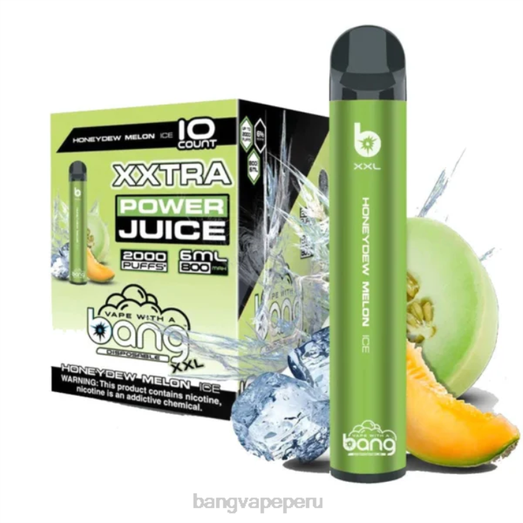 Bang Vape XXL 2000 bocanadas - vape Bang box - hielo de melón dulce F8NHH18