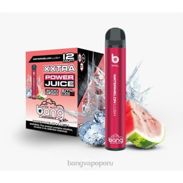 Bang Vape XXL 2000 bocanadas - vape Bang precio - sandia exuberante F8NHH26