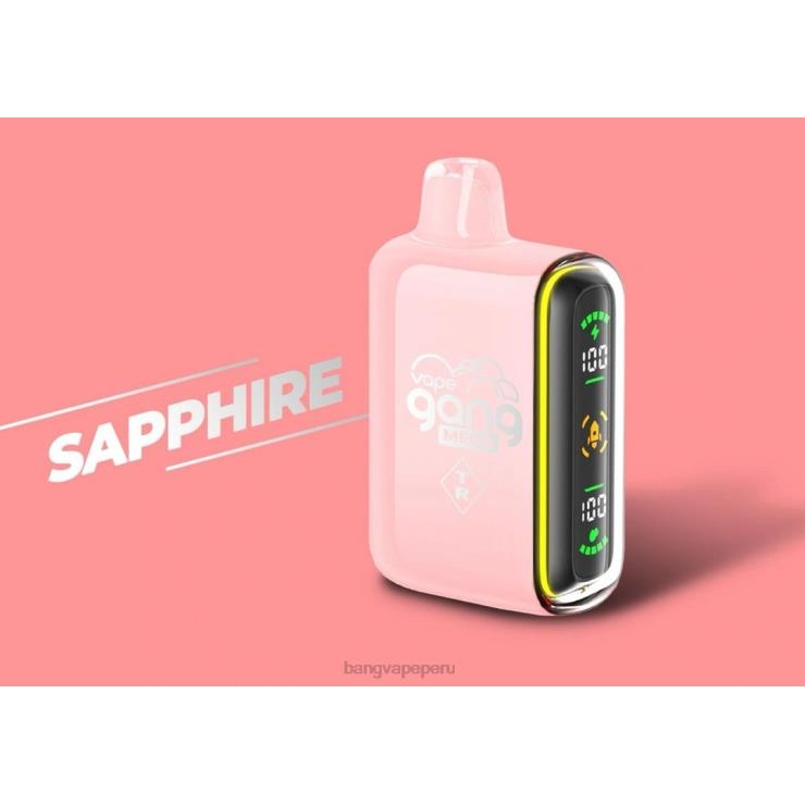 Vape Gang MEGA Vape desechable de 20.000 inhalaciones (caja de 5) - Bang Vape precio - zafiro F8NHH59