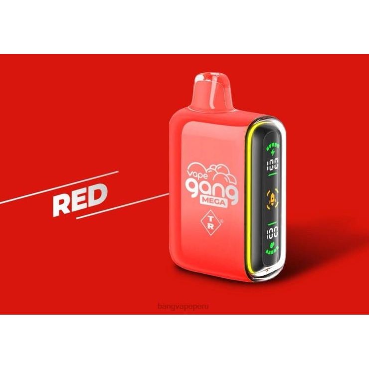 Vape Gang MEGA Vape desechable de 20.000 inhalaciones (caja de 5) - Vape Gang Perú - rojo F8NHH57